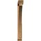Ekena Millwork Thorton Traditional Smooth Bracket w/ Offset Brace, Western Red Cedar, 5 1/2"W x 48"D x 48"H BKT0604X48X48THR01SWR - alternate 3
